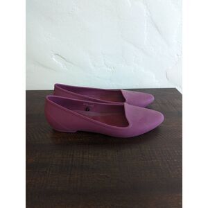 Crocs Iconic Comfort Eve Pointed Toe Ballet Flat Shoes - Size 8